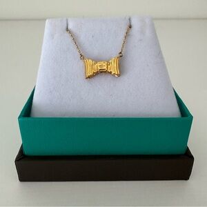 Kate Spade Gold Ribbon Necklace